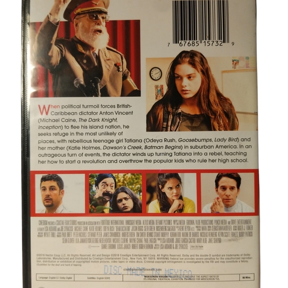 Dear Dictator (DVD, 2018) Michael Caine Katie Holmes - Picture 2 of 4